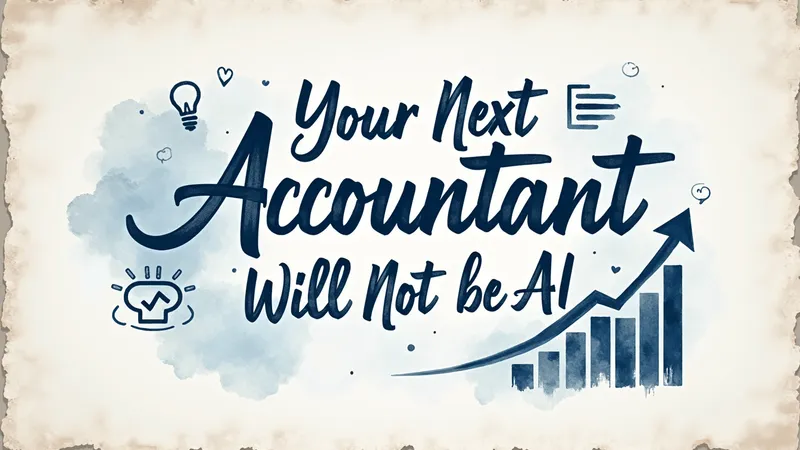 Your Next Accountant Will Not Be AI