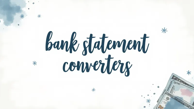 Best Bank Statement Converters in 2026: PDF to Excel, CSV & OFX
