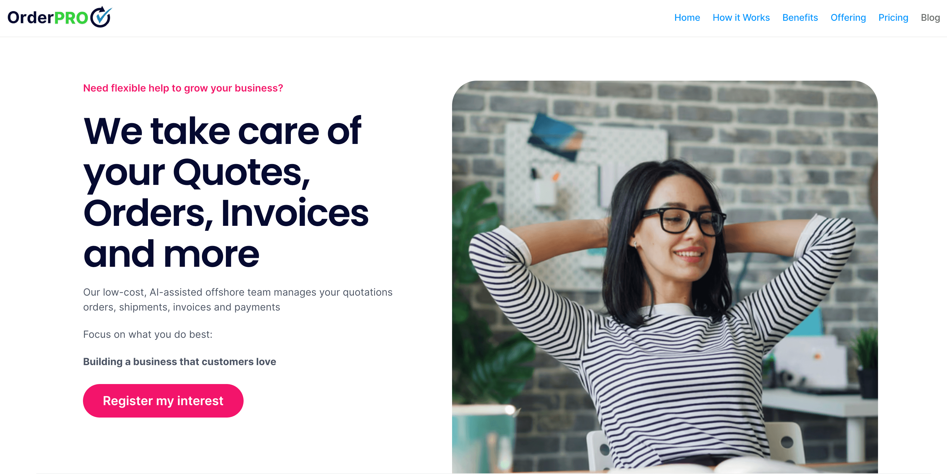 OrderPro.ai screenshot